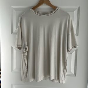 Express mens: White, short sleeves t- shirt